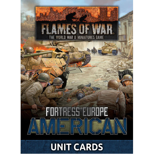 Flames of War: Fortress Europe American Unit Cards (Late War)