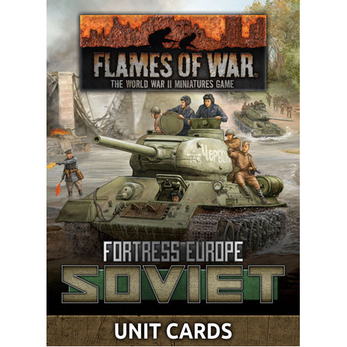 Flames of War: Fortress Europe Soviet Unit Cards (Late War 53 cards)