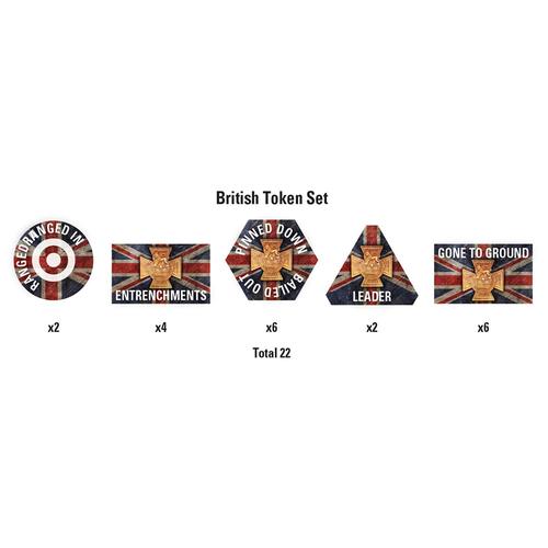Flames of War: Great War - British Token Set