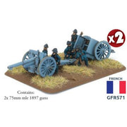 Flames of War: Great War - French 75mm mle 1897 gun