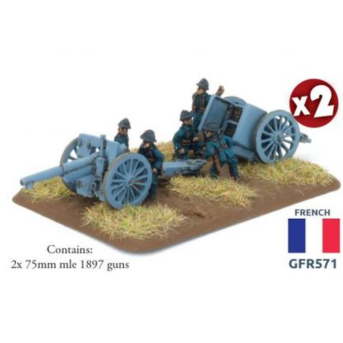 Flames of War: Great War - French 75mm mle 1897 gun