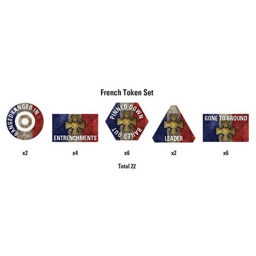 Flames of War: Great War - French Token Set