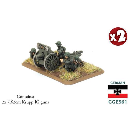 Flames of War: Great War - German 7.62cm Krupp IG (x2)