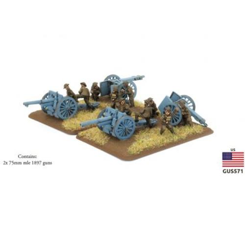 Flames of War: Great War - US 75mm mle 1897 gun