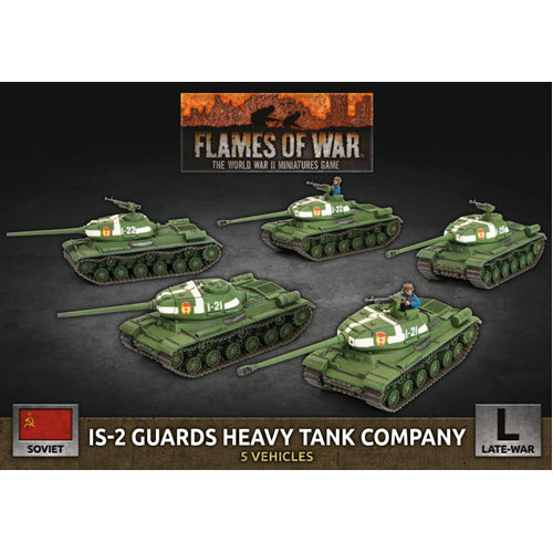 Flames of War: IS-2 Guards Heavy Tank Company (x5 Plastic)