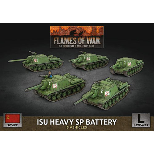Flames of War: ISU Heavy SP Battery (x5 Plastic)