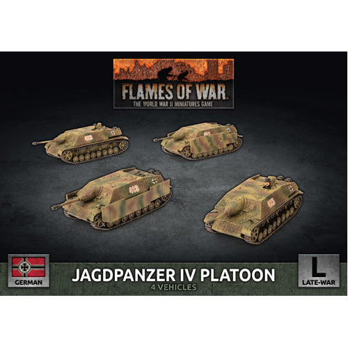 Flames of War: Jagdpanzer IV Tank-Hunter Platoon (x4)