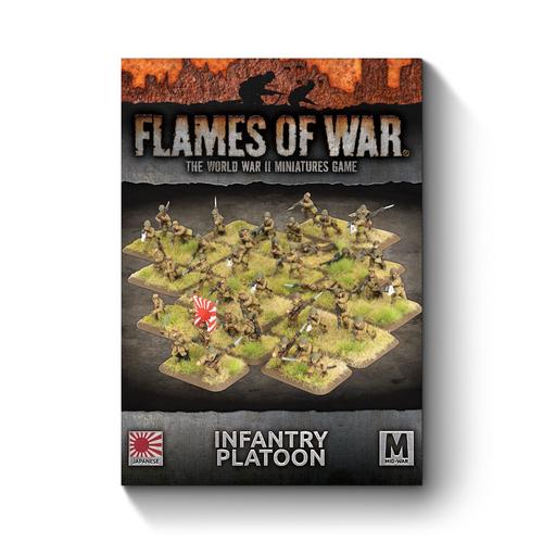 Flames of War: Japanese Infantry Platoon (x64 Figures)