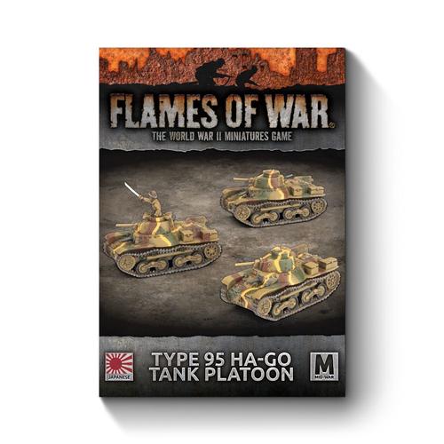 Flames of War: Japanese Type 95 Ha-Go Light Tank Platoon (x3 Tanks)