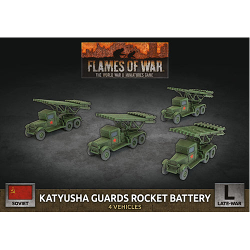 Flames of War: Katyusha Guards Rocket Battery (x4 Plastic)