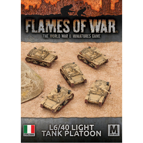 Flames of War: L6/40 Light Tank Platoon