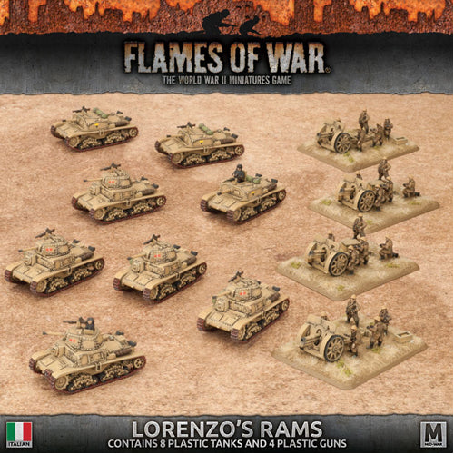 Flames of War: Lorenzo's Rams Italian Army Deal