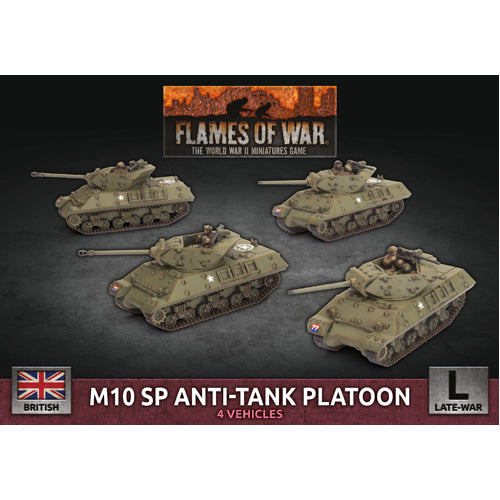 Flames of War: M10 SP Anti-Tank Troop (x4 Plastic)