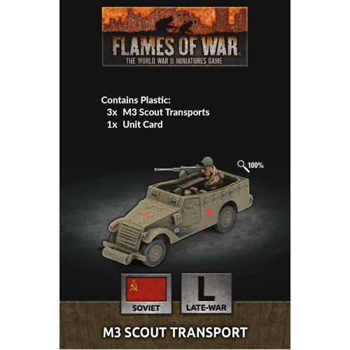 Flames of War: M3 Scout Transport (x3)