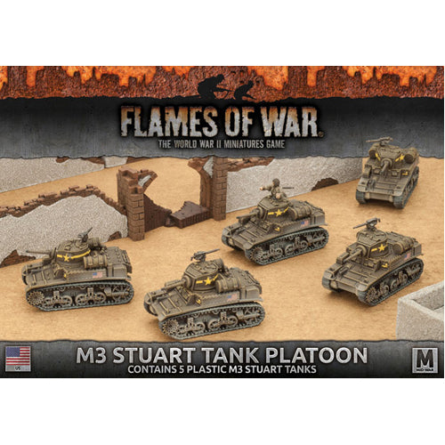 Flames of War: M3 Stuart Light Tank Platoon
