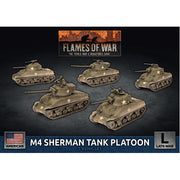 Flames of War: M4 Sherman Tank Platoon (Plastic)