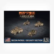 Flames of War: M8 Cavalry Recon Platoon (x4 Plastic)