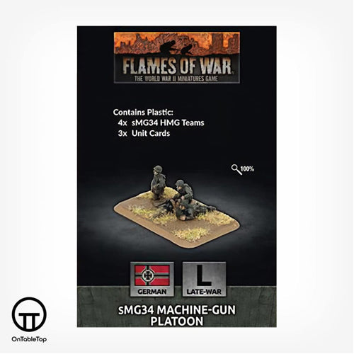 Flames of War: MG34 Machine-gun Platoon (x4 Plastic)