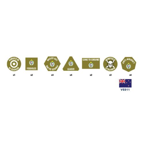 Flames of War: NAM - ANZAC (NZ) Token Set