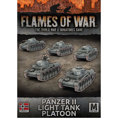 Flames of War: Panzer II Light Tank Platoon