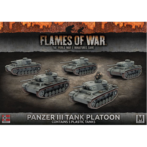 Flames of War: Panzer III Platoon