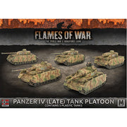 Flames of War: Panzer IV (Late) Tank Platoon