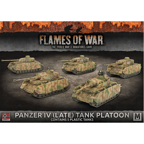Flames of War: Panzer IV (Late) Tank Platoon