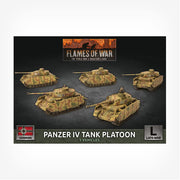 Flames of War: Panzer IV Platoon (x5 Plastic)