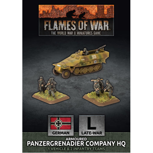 Flames of War: Panzergrenadier Company HQ (Plastic)