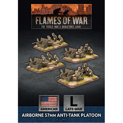 Flames of War: Parachute 57mm Anti-Tank Platoon (Plastic)