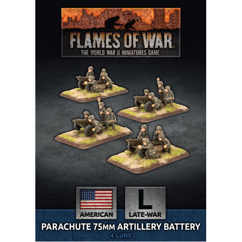 Flames of War: Parachute 75mm Artillery Battery (Plastic)