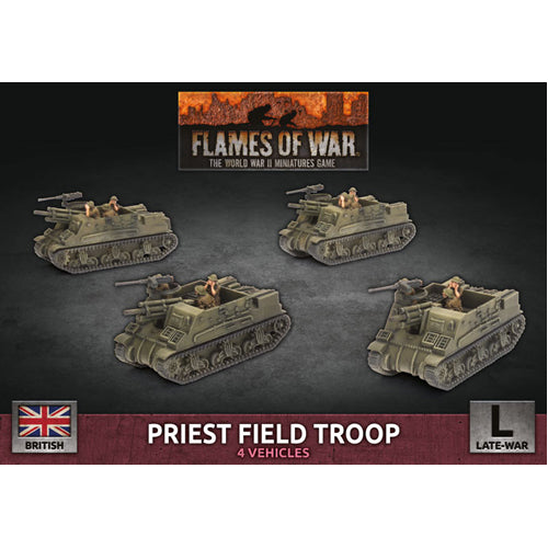 Flames of War: Priest Field Troop (x4 Plastic)