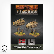 Flames of War: Reconnaissance HQ Platoon (x2 Plastic)