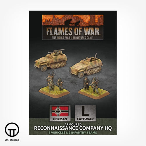 Flames of War: Reconnaissance HQ Platoon (x2 Plastic)