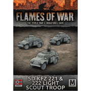 Flames of War: Sd KfZ 221 and 222 Light Scout Troop