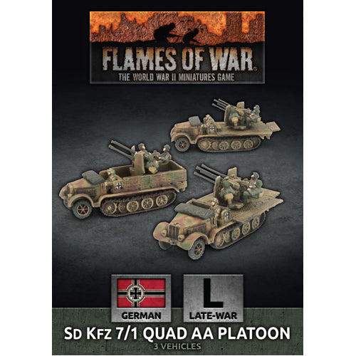 Flames of War: SdKfz 7/1 Quad AA Platoon (x3)