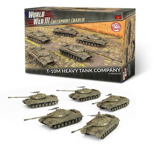 Flames of War: Soviet T-10M Heavy Tank Company (x5 Plastic)