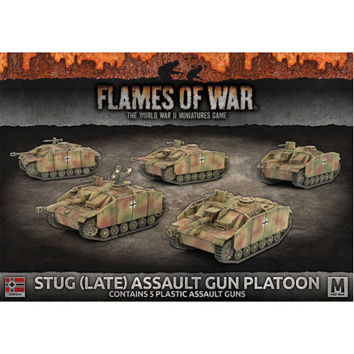 Flames of War: StuG (Late) Assault Gun Platoon (x5 Plastic)