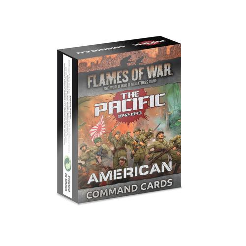 Flames of War: The Pacific: American Command Card Pack (x66) - Limited Edition
