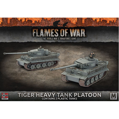 Flames of War: Tiger Heavy Tank Platoon (x2 Plastic)