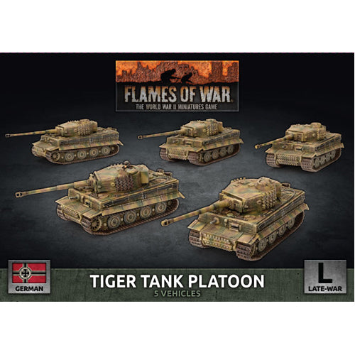 Flames of War: Tiger Heavy Tank Platoon (x5 Plastic)