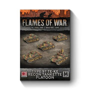 Flames of War: Type 97 Te-Ke Recon Tankette Platoon (x5 Tanks)