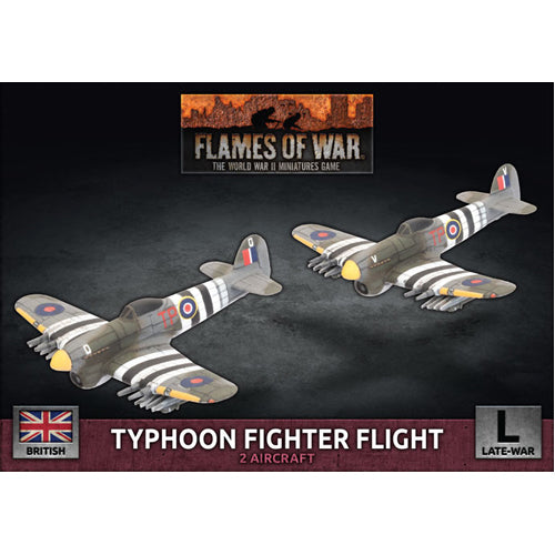 Flames of War: Typhoon Fighter-Bomber Flight (x2 Plastic)