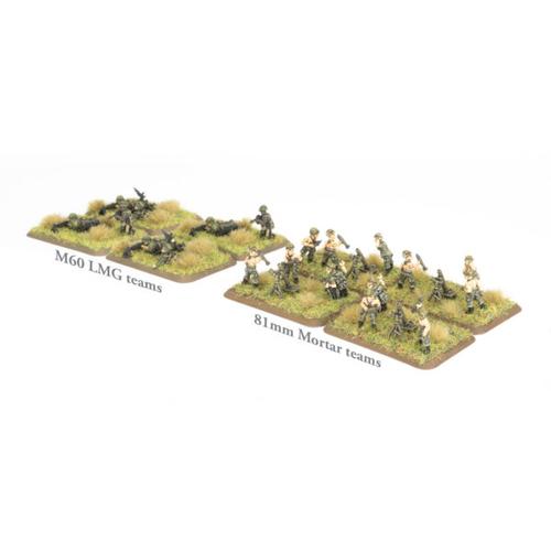 Flames of War: US Airmobile Machine-gun and Mortar Platoons (x28 figures)