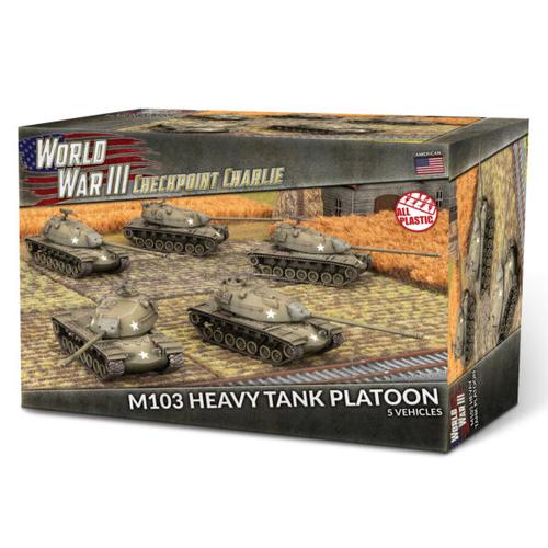 Flames of War: US M103 Heavy Tank Platoon (Plastic x5)