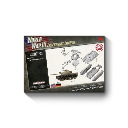Flames of War: US M48 Patton Tank Platoon (Plastic x5)