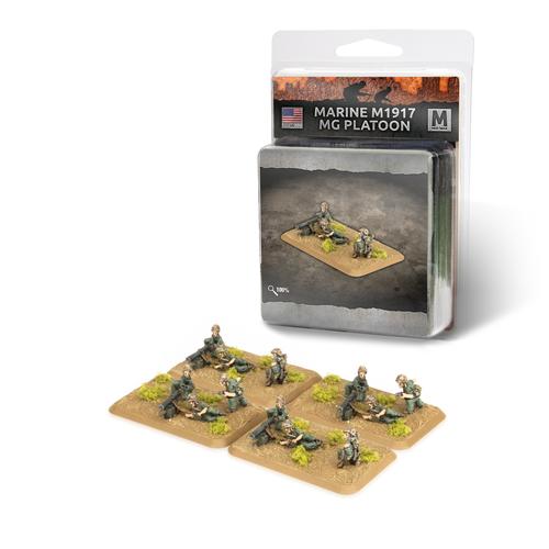 Flames of War: US Marine M1917 MG Platoon (x4)