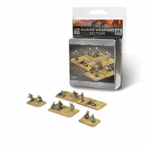 Flames of War: US Marine Weapons Section (x14 figures)
