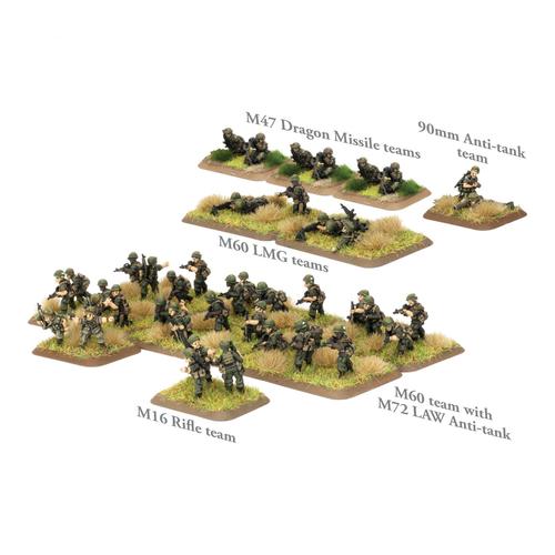 Flames of War: US Mech Platoon (x45 figures)