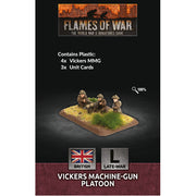 Flames of War: Vickers MMG Platoon (x4 Plastic)